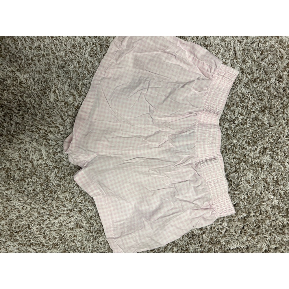 Better Together Pink Gingham Pajama Shorts 100% Cotton Size L - Picture 4 of 4